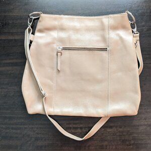 Serrapiana Tan Leather Crossbody Purse